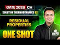 Solution Thermodynamics 02 : Residual Properties | Chemical Engineering | GATE 2026 One Shot Series