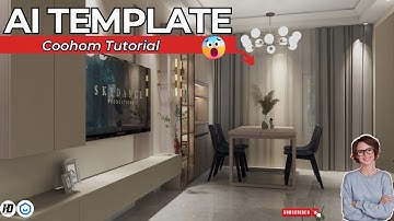Coohom Tutorial for Beginner | How To Use AI Templates | Interior Design #coohom