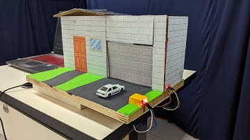 Garage automatico haciendo uso de dos sensores infrarrojos y Arduino