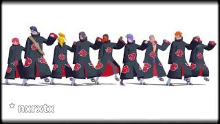 Akatsuki Dançando Umbrella