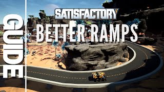 Build BETTER ramps for your roads! - Satisfactory Guide/How To [Roads 02] screenshot 4