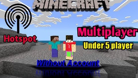 How to play multiplayer in minecraft | Without Internet With hotspot
