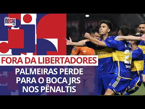 Palmeiras perde nos pênaltis para o Boca Juniors e está fora da Libertadores