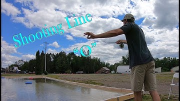 Shooting Line through an "O"