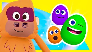 Huevos Sorpresa | El Orangután- El Tigrecito y Pedro | Canciones del Zoo