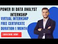 Power BI Data Analyst Internship | Virtual internship for college student | open to all | Free