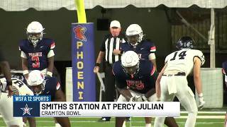 Fever week 2 - Smiths Station vs Percy Julian
Watch week 2 highlights from Friday Night Football Fever.
For more Local News from WSFA: https://www.wsfa.com/
For more YouTube Content: https://www.youtube.com/channel/UCJGMzEs9XnBRPcXH1ZE4K-A Fever week 2 - Smiths Station vs Percy Julian
