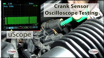 Oscilloscope Crank Sensor Testing with uScope