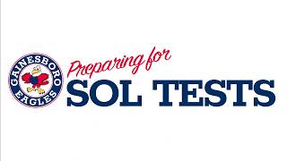 Preparing for SOL Tests 2026-2027