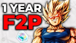 I Went F2P For 1 YEAR In Dragon Ball Legends...