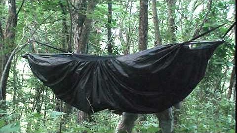 2QZQ underquilt protector on the Jacks R Better Bear Mountain Bridge Hammock UL