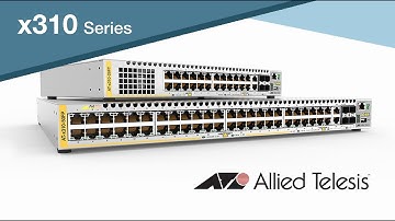 Watch this video to learn all about our NEW x310 series FE stackable access switches