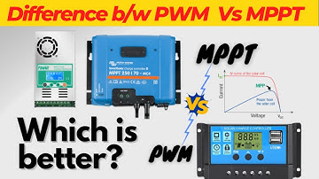 MPPT Vs PWM Solar charge controller | Difference between PWM and MPPT charge controller @WillProwse