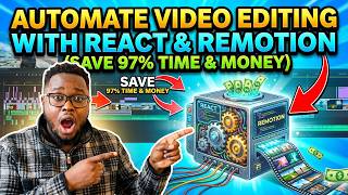 How to Automate Video Editing with React & Remotion (Save 97% Time & Money)