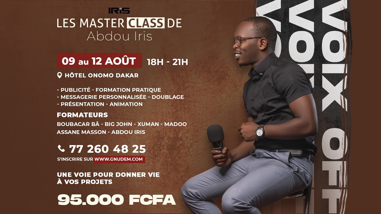MASTER-CLASS ABDOU IRIS / EDITION 1 (HD)