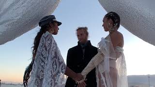 Wedding at Burning Man