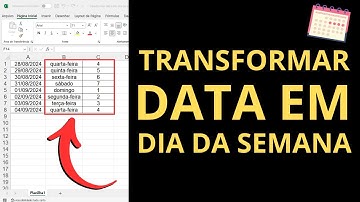 Como Transformar Data em Dia da Semana no Excel | 3 Formas Simples e Rápidas!