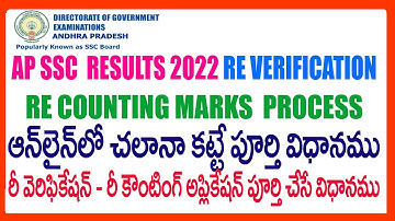HOW TO PAY RE VERIFICATION- RECOUNTING CHALLANA -AP SSC 10THCLASS REVERIFICATION RECOUNTING PROCESS