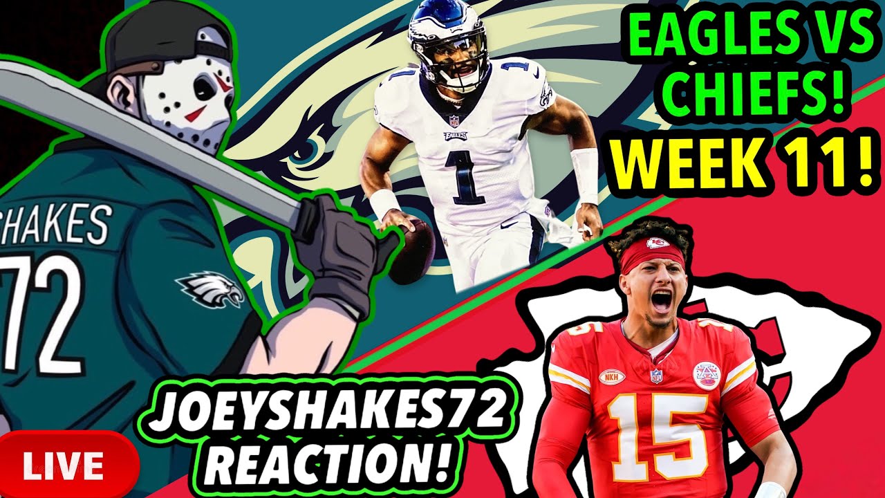 EAGLES VS CHIEFS REACTION! LIVE PLAY BY PLAY! THE REMATCH! MONDAY NIGHT