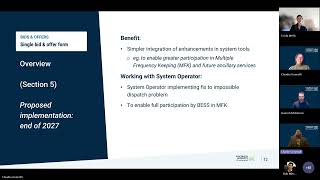Battery Energy Storage Systems Consultations Webinar