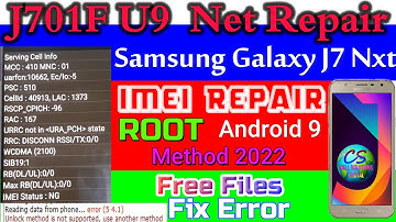 Samsung Galaxy J7 Nxt J701F U9 Corrupt imei Repair via Z3X by Cell Solutions