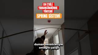 İç Mekanlardaki En Etkili Yangın Söndürme Sistemi̇ ; Spring Si̇stemi̇ Resimi