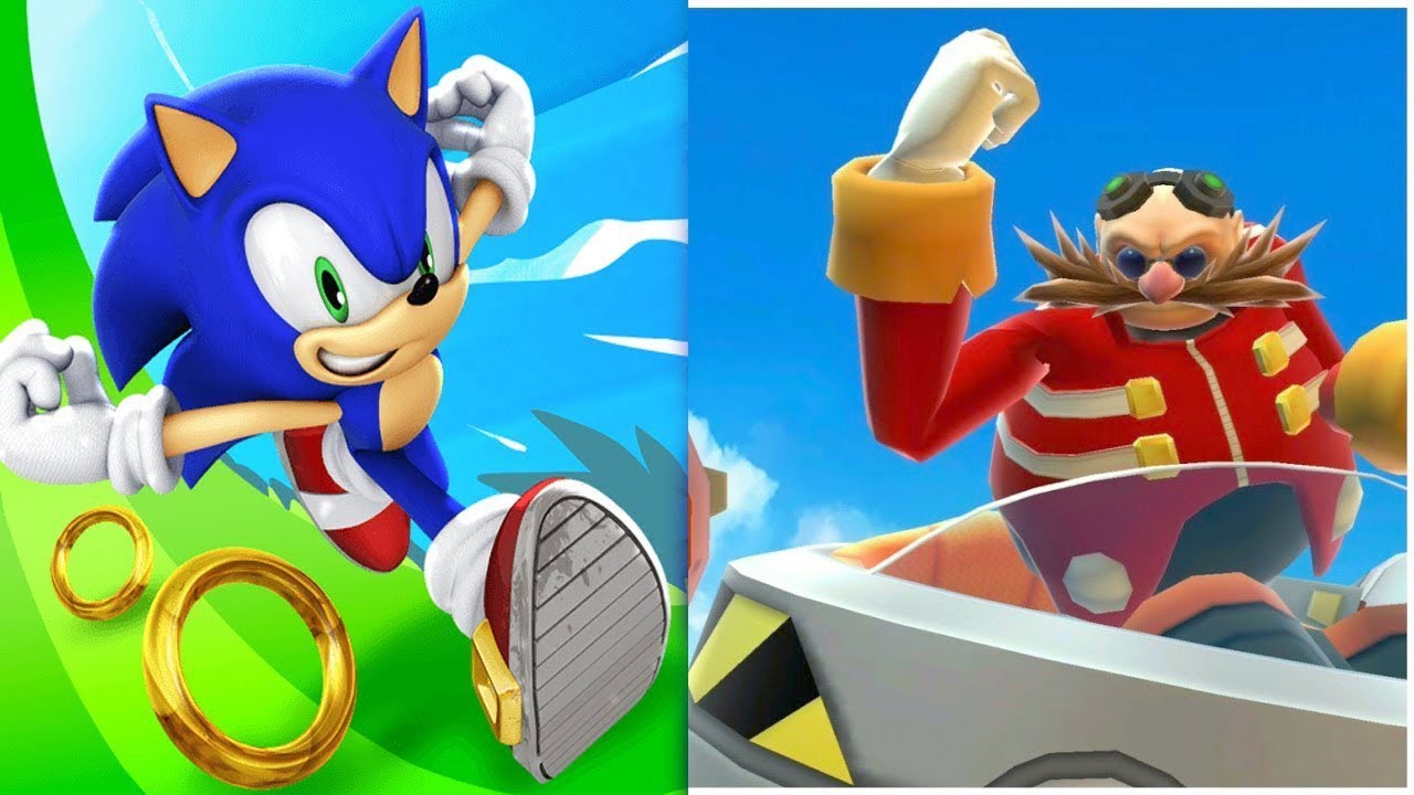 Sonic Dash Sonic Vs Eggman Gameplay Walkthrough - No commentary - YouTube