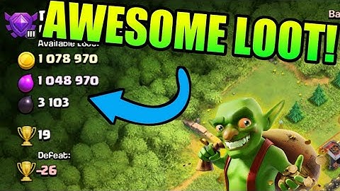 AMAZING LOOT IN CLASH OF CLANS!! - Clash Of Clans - TOWN HALL 9 DARK ELIXIR FARMING STRATEGY
