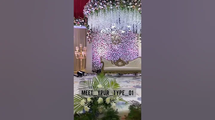 stage decoration #muzzafarpur #decoration #trending #viral #reception #youtubeshorts #marriage #100k