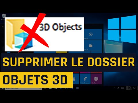 Vidéo: Comment supprimer des objets 3D dans Windows 10 ?