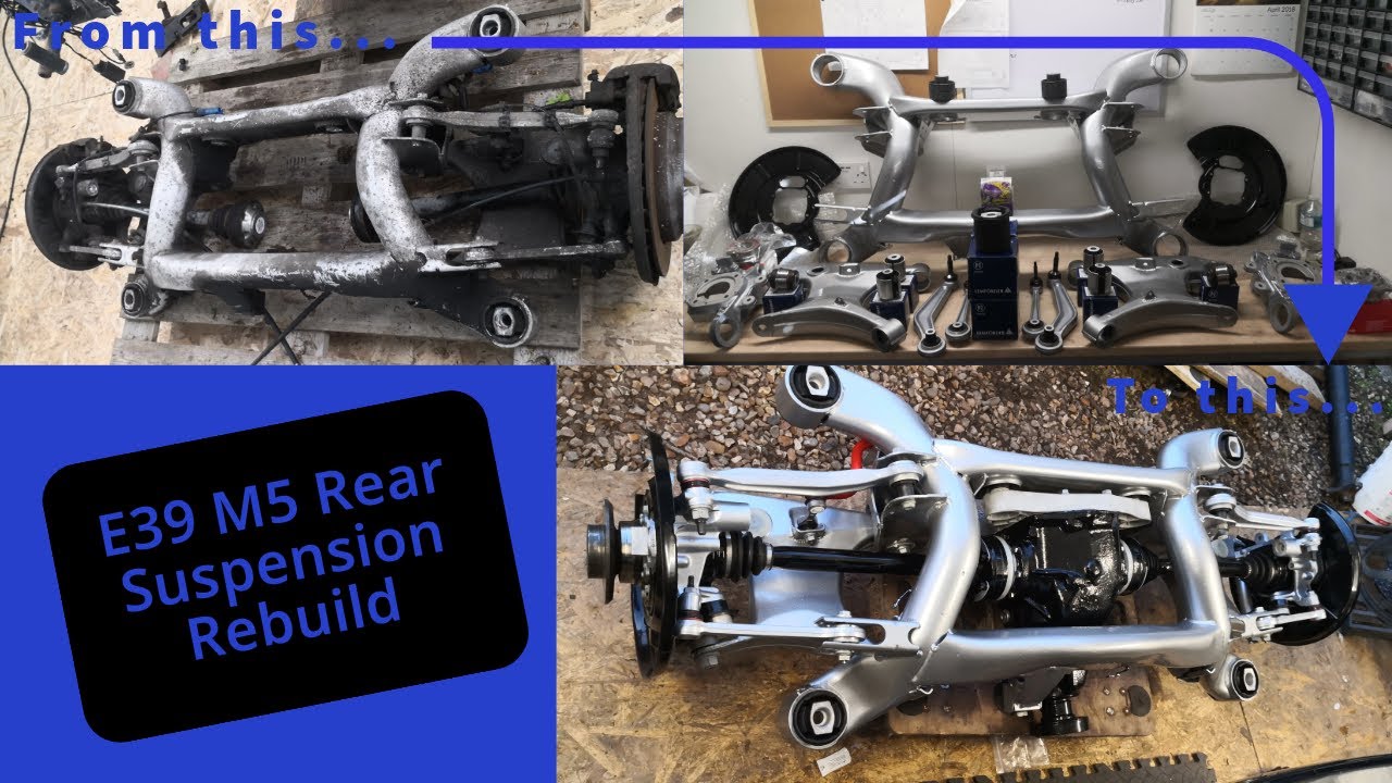 E39 M5 Full Rear Suspension Rebuild M5 Revival Project - YouTube