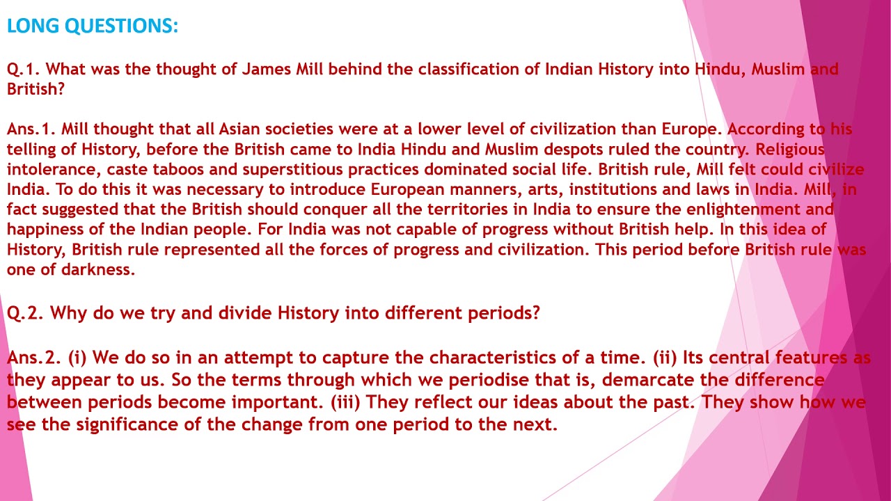 CLASS VIII HISTORY CHAP 1HOW, WHEN AND WHERE? NOTES AND MCQS 2020 21