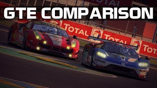 iRacing - Ford GT GTE & Ferrari 488 GTE Comparison