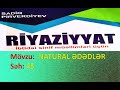 Sadiq Pirverdiyev/ Natural ədədlər/ Ceyhun Əkbərov