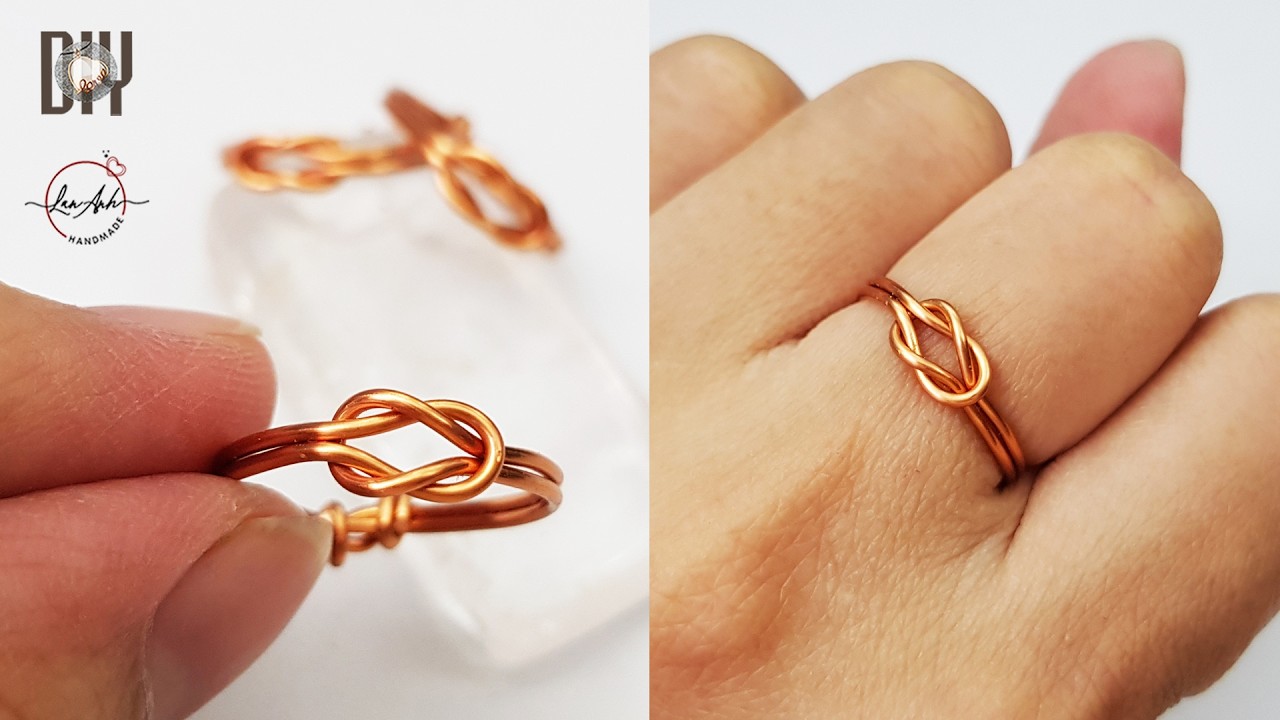 Изготовление украшений своими руками в домашних условиях | Кольцо с квадратным узлом