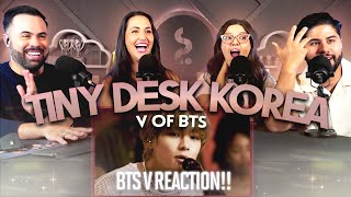 "V of BTS Tiny Desk Korea" Reaction - We had a BLAST with this one🤩🔥 | Couples React