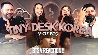 'V of BTS Tiny Desk Korea'  Reaction - We had a BLAST with this one🤩🔥 | Couples React