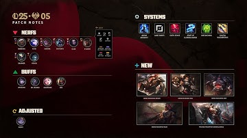League Of Legends Patch Note 25.05 U Must know