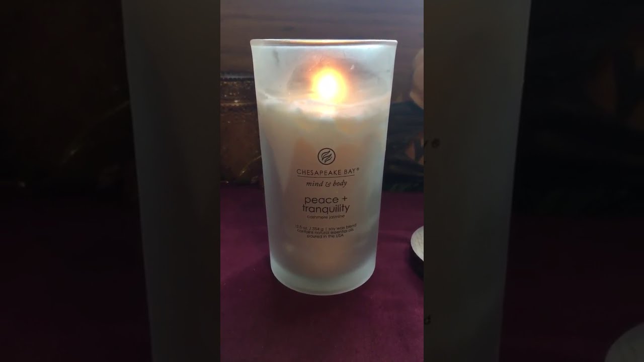 Chesapeake Bay Candle Mind & Body Large Scented Candle, Calming, Literally, Breath In, Breathe Out