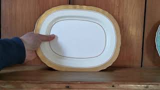 Aynsley China Sandringham Small Platter - YouTube