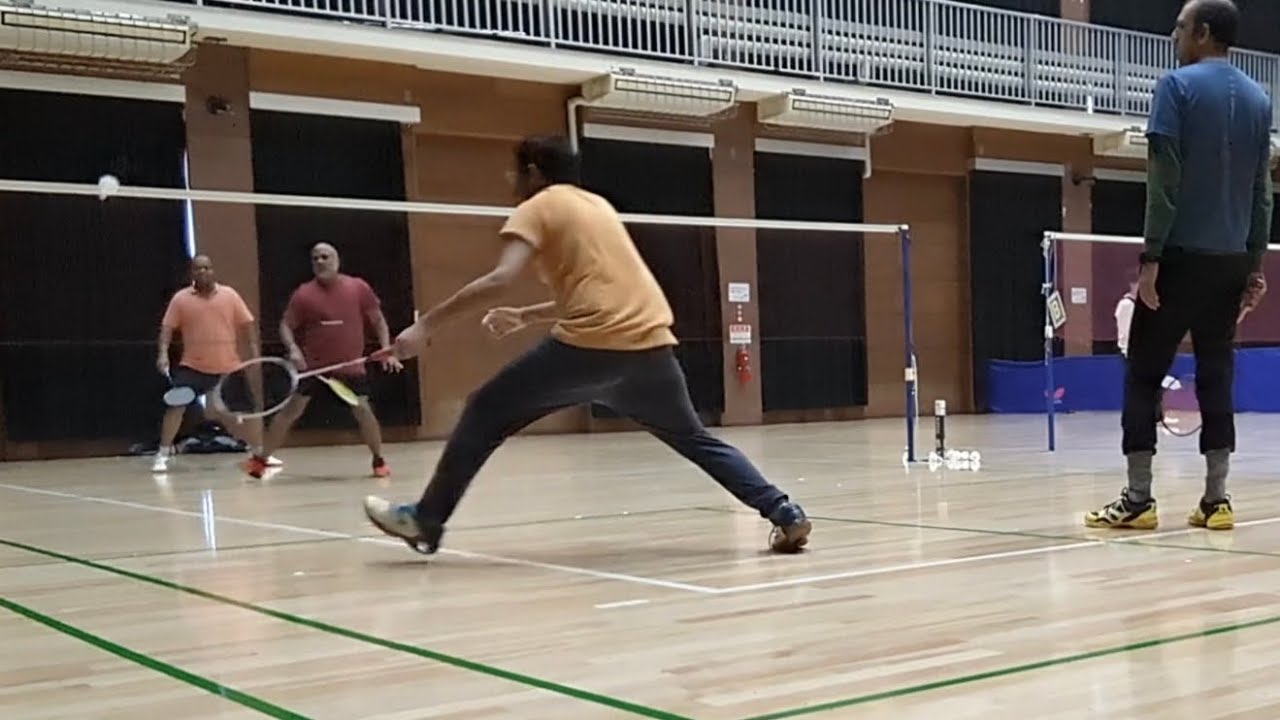 Badminton 🏸 Practice match 2 - YouTube