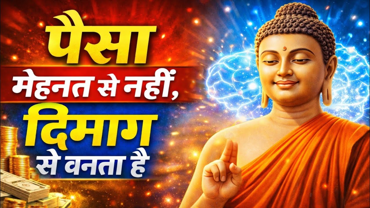 पैसा मेहनत से नहीं, दिमाग से बनता है | अमीर लोग ऐसा क्यों सोचते हैं? | बुद्ध की सीख