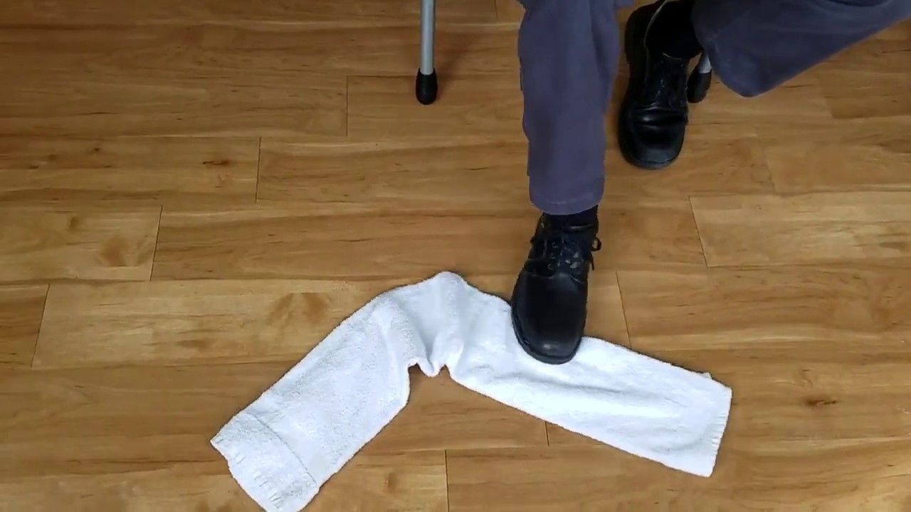 Ankle Towel Slides Inversion and Eversion YouTube