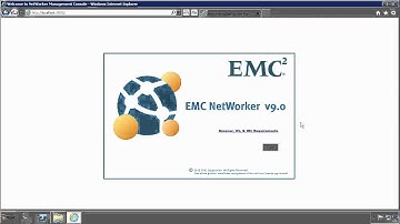 EMC Networker 9 Installation