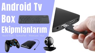 Android Tv Box'ta Kullandığım Ekipmanlar (GamePad , Kumanda , Klavye , Webcam vs...)
