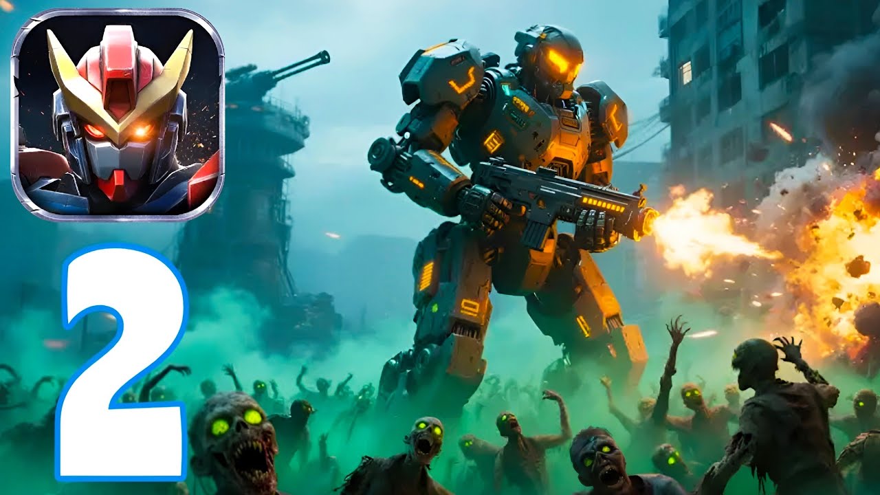 Mech Assemble: Zombie Swarm - Gameplay Walkthrough Part 2 , ANDROID ,iOS