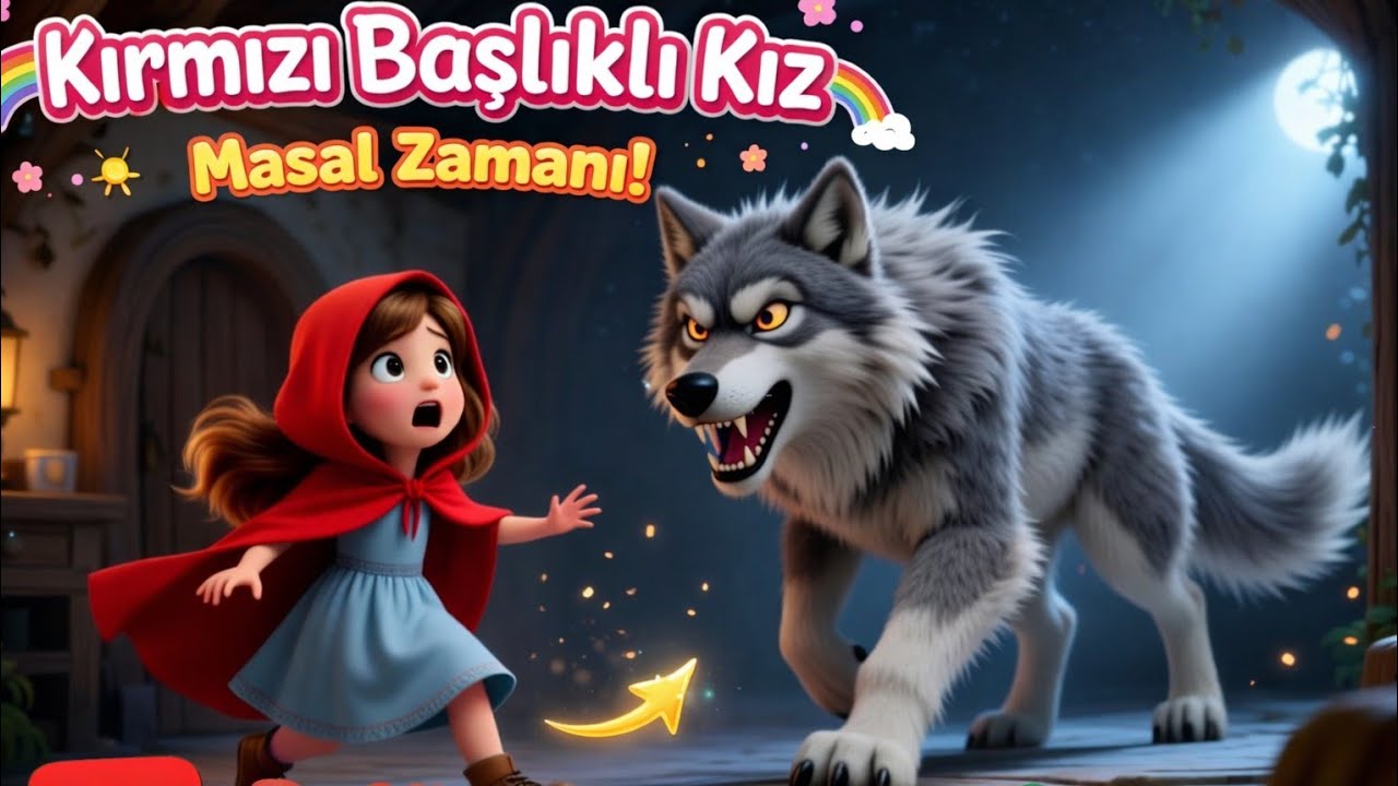 Kırmızı Başlıklı Kız 🌲🐺 | Masal Zamanı Başlıyor!