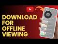 How To Download YouTube Videos For Offline Viewing
