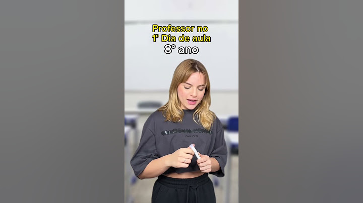 PROFESSOR NO PRIMEIRO DIA DE AULA: