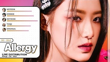 [REQUESTED] (G) - IDLE - Allergy『 Line Distribution 』